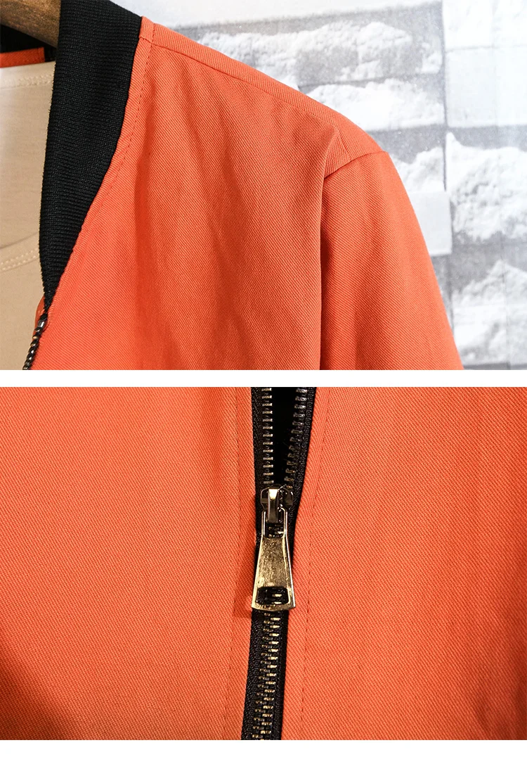 Мужские куртки больших размеров 4XL с воротником-стойкой на весну и осень 65
