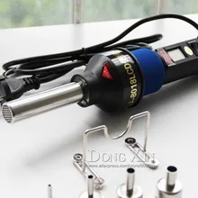 AC 220 V 450 градусов Цельсия 450 W lcd паяльная станция горячего воздуха пистолета ICs для BGA сопла ED1009