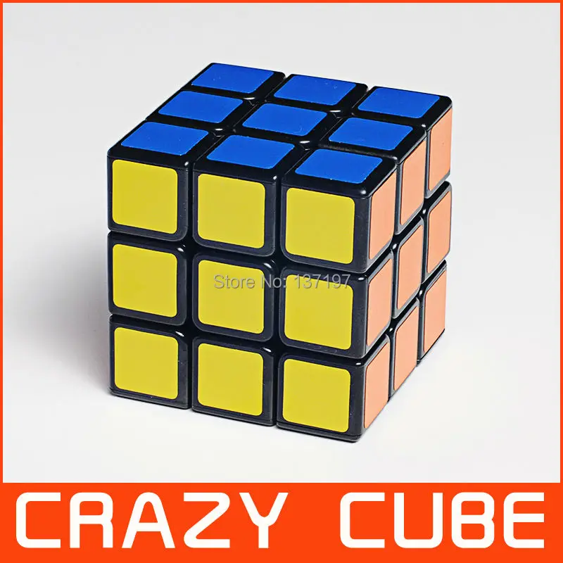 ShengShou Aurora 3x3x3 Magic Cube Speed Puzzle Cube For Children Adults Black 