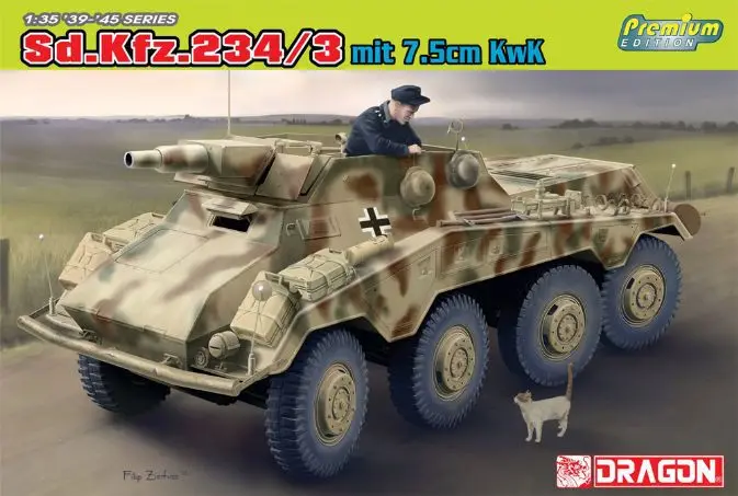 Дракон модель 6786 1/35 масштаб Sd. Kfz.234/3 mit 7,5 см KwK