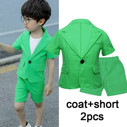 Новинка года, осенний костюм джентльмена для мальчиков, куртка+ рубашка+ штаны, пальто из 3 предметов топ с длинными рукавами, кардиган, Модный комплект, k1 - Цвет: green 2pcs