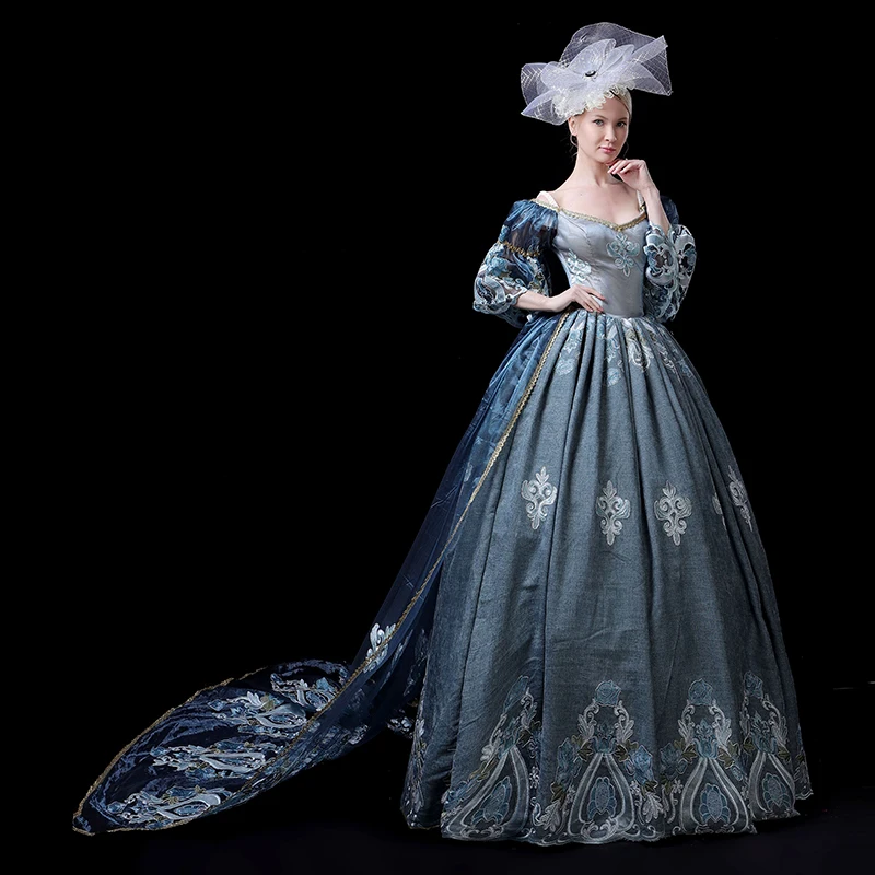 18-й век маскарадный костюм платье Антуанетты Marie платье барокко маскарадный костюм викторианские платья