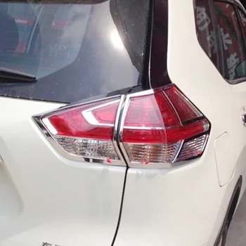 

ABS Chrome For Nissan X-Trail T32 2014-2018 Car Accessories Rear Tail Lights Lamp Covers Frame Cover Trim Car Sticker Styling