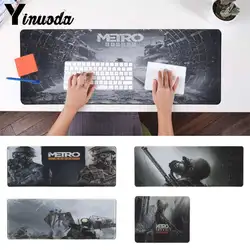 Yinuoda Metro 2033 обои клавиатуры резиновый коврик геймерский коврик для мыши Настольный Коврик хорошего качества запирающийся край большой