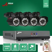 4CH HDMI 1080N ANRAN 24IR 1800TVL AHD HD DVR Dia Noite Impermeável Ao Ar Livre IR-Cut Câmera de Vigilância Em Casa CCTV Sistema de segurança