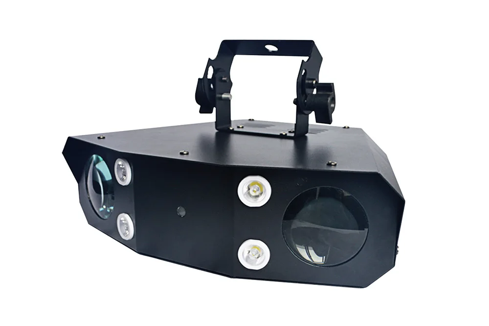 IMRELAX лазерный Стробоскопическая Светодиодная лампа эффект ди-Джея свет две головы сканирование с помощью лазерной Эффект диско-свет многофункциональный свет с коробкой