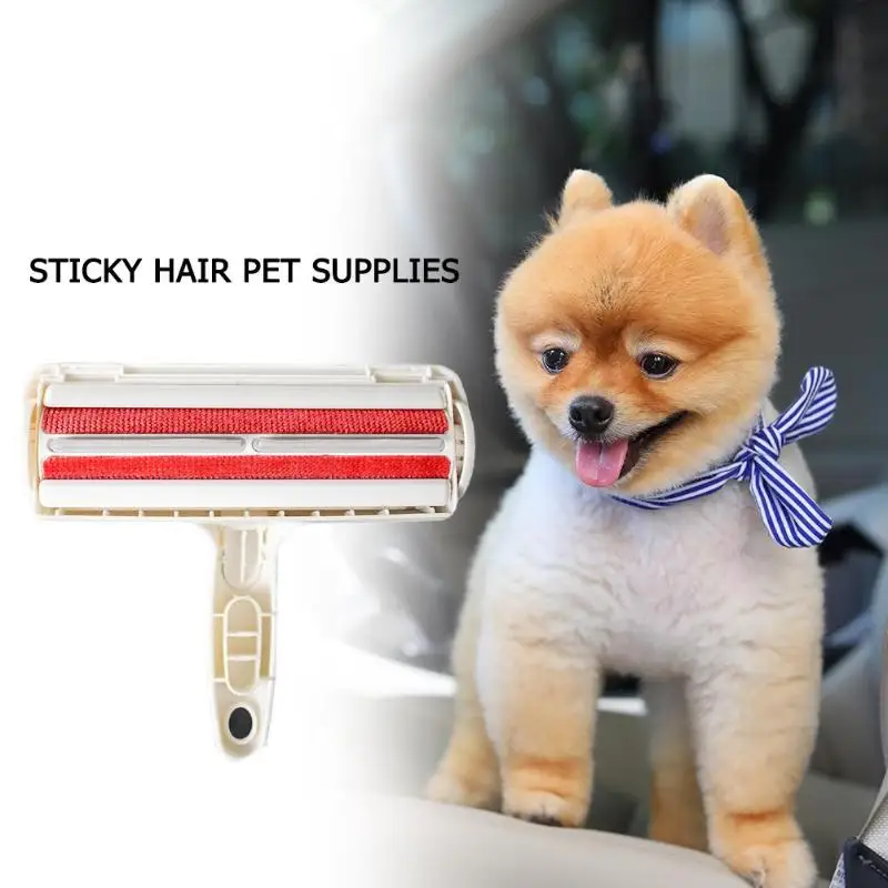 Reusable Pet Hair Remover Roller Dog Cat Fur Roller Sofa Clothes Cleaning Brush self-cleaning Lint Pet Hair Remover Pets Product