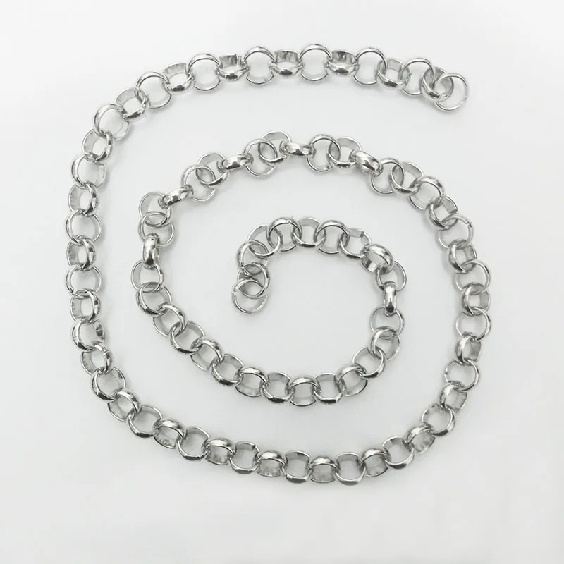 

3 meter Link-Open Iron Rolo Chains Loop choker Necklace bracelet long Chain charms dangle Cable Findings Components Accessories