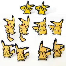 Серьги-гвоздики с милыми рисунками из мультфильмов в виде капель масла для унисекс, подарок для детей, горячая Распродажа, милые серьги, ювелирные изделия