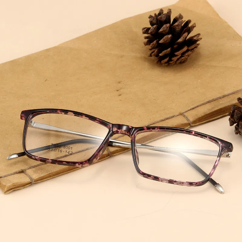 

Business Men Optical Spectacles Glasses Frame TR90 Myopia Prescription Clear Lense Optical Plain Mirror 2019 Decorative Frames
