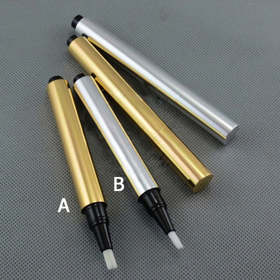 3ml Aluminium metal makeup eye gel pen cosmetic concealer cream pen