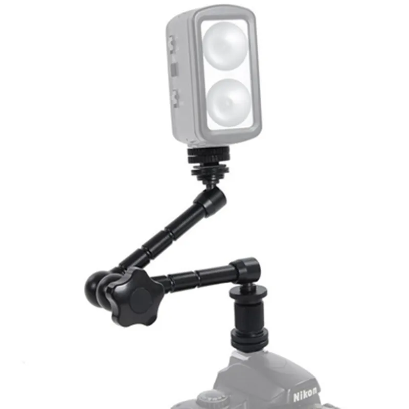 Jadkinsta 11inch Adjustable Friction Articulating Magic Arm + Super Clamp For DSLR LCD Monitor LED Light Camera Accessories (11)