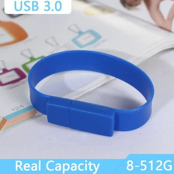 

HOT Wristband Usb Flash Drive 3.0 Memory Stick 64GB 8GB 16GB 32GB Pendrive 3.0 Bracelet Pen Drive 1TB 2TB Usb 128GB Key Gift