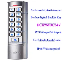 Llave Digital retroiluminada perfecta, compatible con teclado de Metal de 12V y 24V, Control de acceso, fabricante, velocidad de operación rápida, acceso RFID