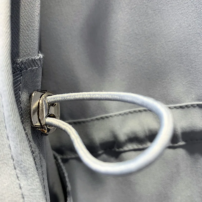 Fashion Trench Coat Female Autumn Windbreaker Drawstring Casual Loose Safari Clothes Stand Collar 2020 Spring Women Short Trench