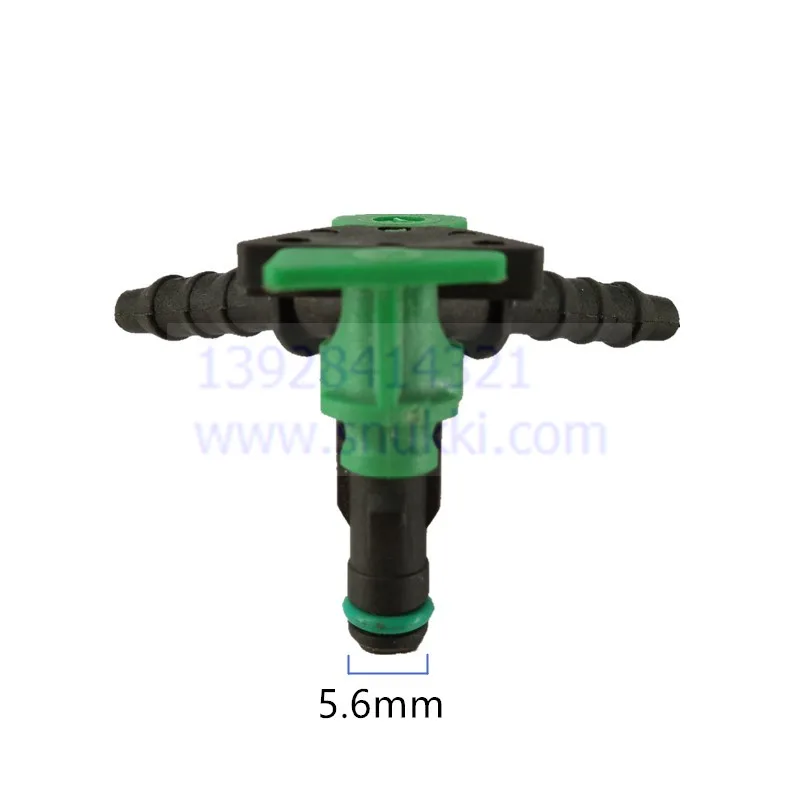 small size diesel injector return pipe for Siemens/vdo plastic green/black color 5pcs a lot