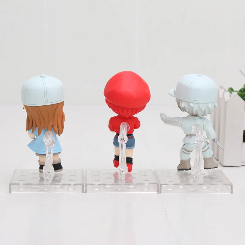 3 шт./компл. фигурки героев мультфильма Hataraku Saibou Lukocyte лукоцитарные кровяные