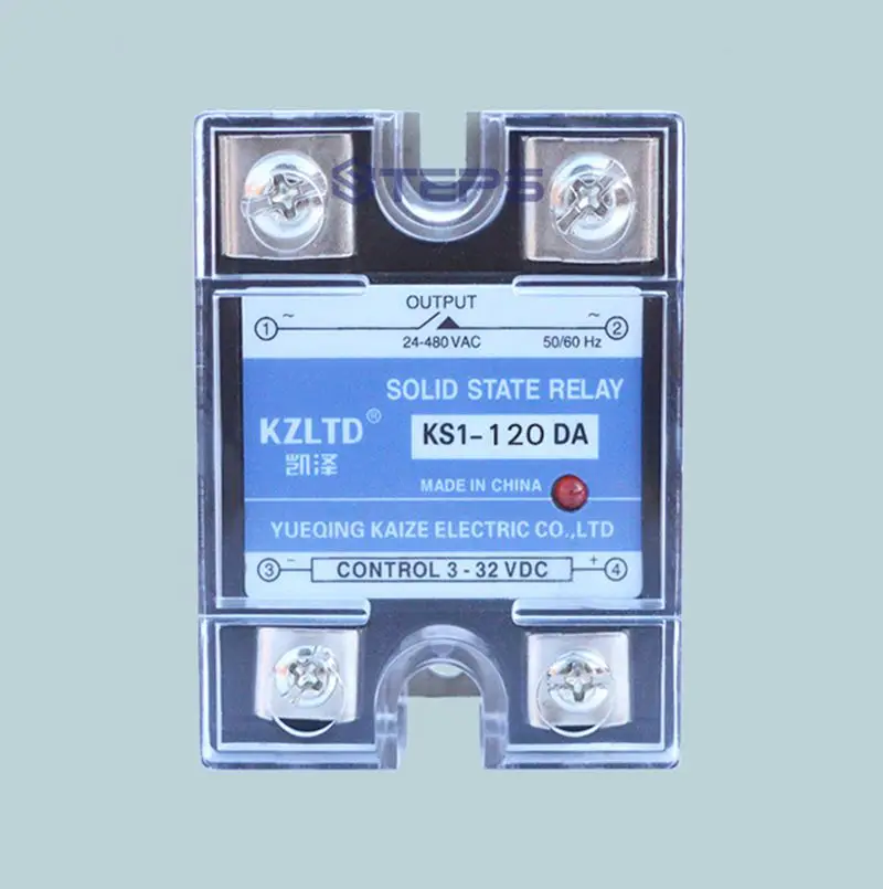 

Single-phase solid state relay DC to AC 120A solid relay contactor VAC12V