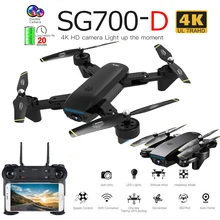 SG700-D WiFi FPV Mini Drone двойная камера 720P 1080P 4K оптический поток воздушная видео Профессиональный складной Радиоуправляемый квадрокоптер игрушка XS809S