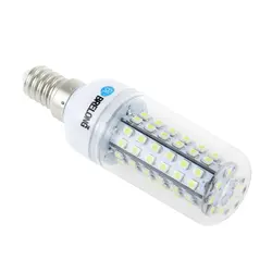 E14 6 Вт 80*3528 SMD 960LM 6000-6500 К холодный белый свет светодиодный Кукуруза лампы (AC 220-240 В)