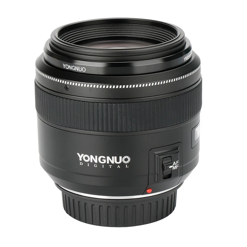 YONGNUO EF 85 мм f/1 8 USM Средний телеобъектив для камер Canon SLR с блендой объектива YN85mm f1.8
