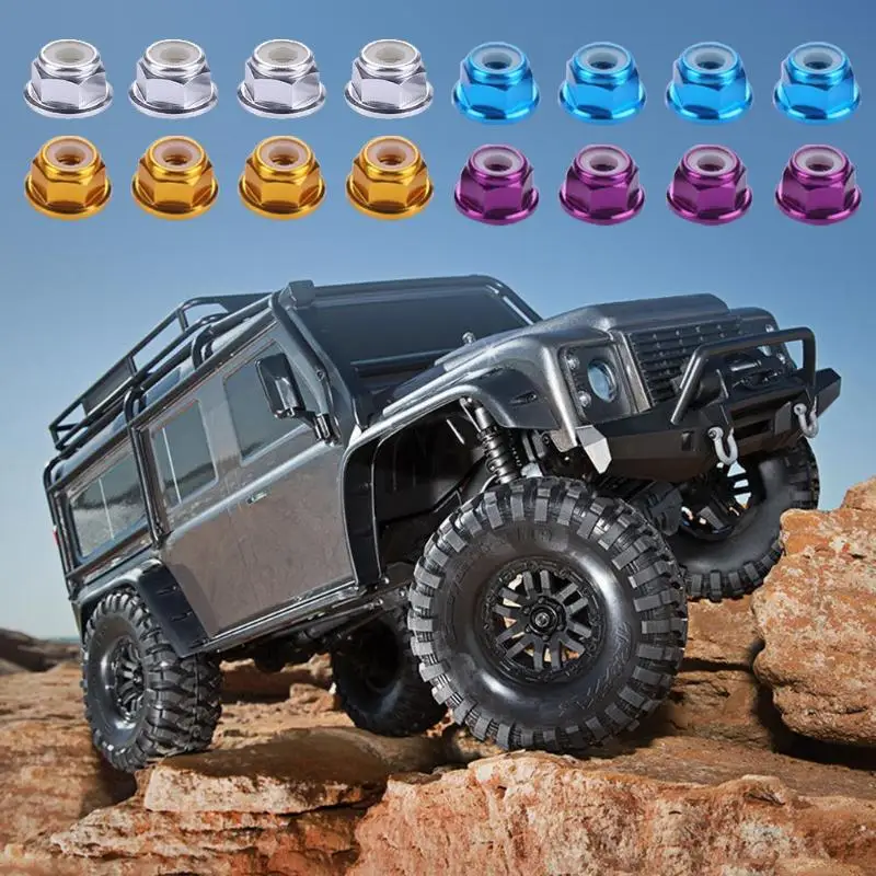 4 шт. технические стопорные гайки для Traxxas Hsp Redcat Rc4wd Tamiya Axial Scx10 D90|Детали и