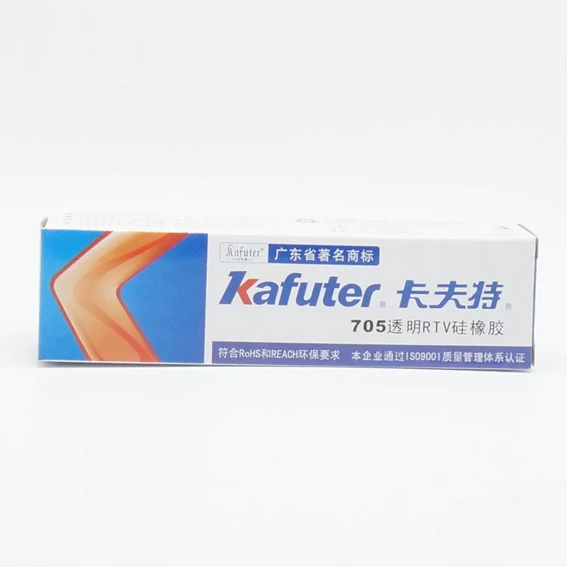 Kafuter Высокое качество Натуральная k 705 RTV силиконовый резиновый клей для