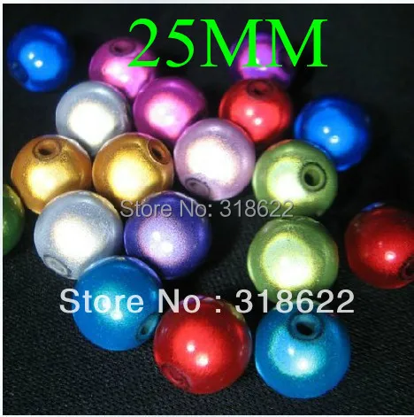 Wholesale!large size 25mm Miracle Beads,Acrylic Chunky Beads,Dream Gumball Bead DIY Jewelry Findings (500g/Set) Free Shipping