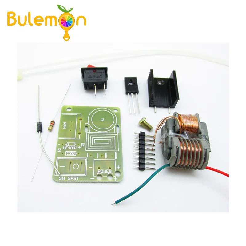 5pcs/lot 15KV High Frequency DC Voltage Arc Ignition Generator Inverter Boost Transformer 3.7V DIY Kit | Электронные компоненты