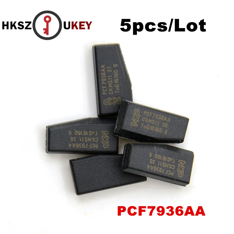 HKSZUKEY 5pcs/lot Professional PCF7936AS ID46 Transponder Blank Crypto Chips PCF7936 Unlock Chip ID 46 PCF 7936 | Запчасти для авто