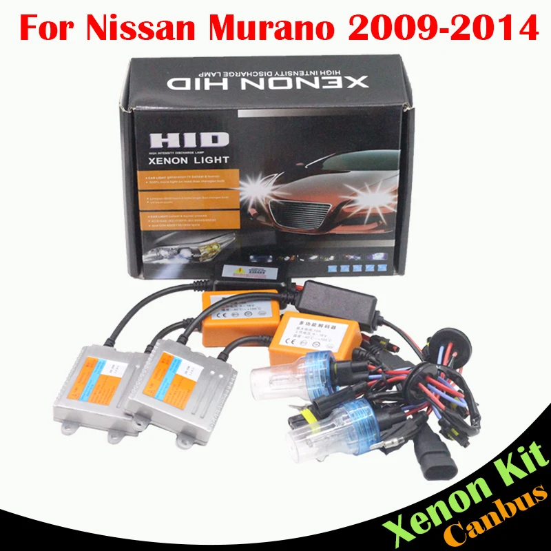 

Cawanerl 55W Car Canbus HID Xenon Kit Error Free Ballast Lamp 3000K-8000K For Nissan Murano 2009-2014 Auto Headlight Low Beam
