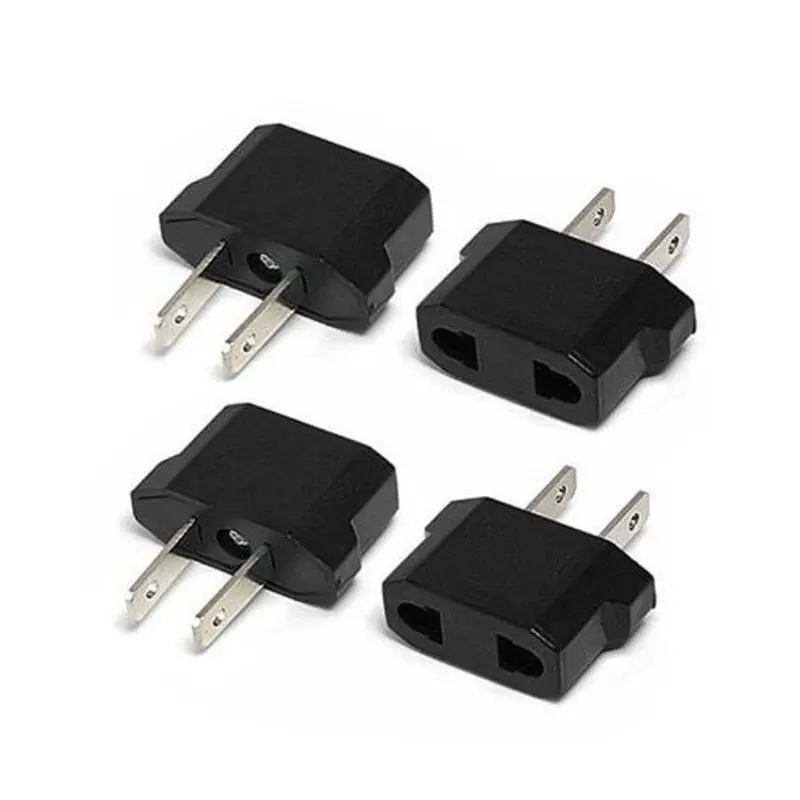 

500pcs lot European EU to American US USA Travel Adapter Wall Plug Outlet Converter