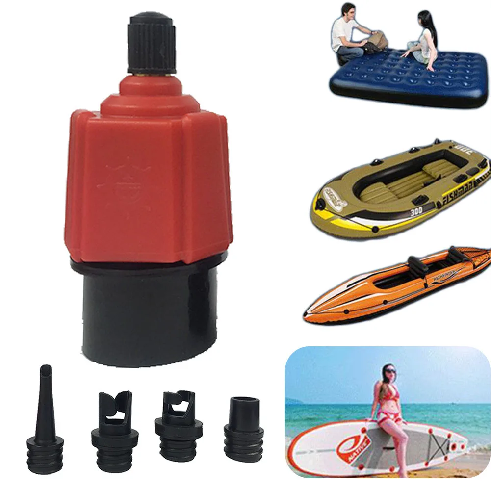 

Nylon Kayak Durable Rubber Boat Air Canoe Clique Adapter Set Multifunctional Accessories Pump Nozzle Assault Boat Surf Paddle