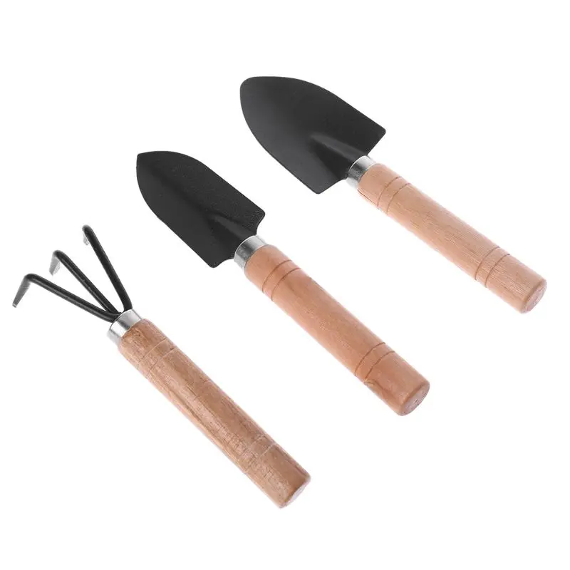 3pcs/Set Gardening Gadgets For Grow Vegetables And Flowers Potted Plant Gardening Tools Rake Shovel Balcony Support Dropship earthquake earth auger