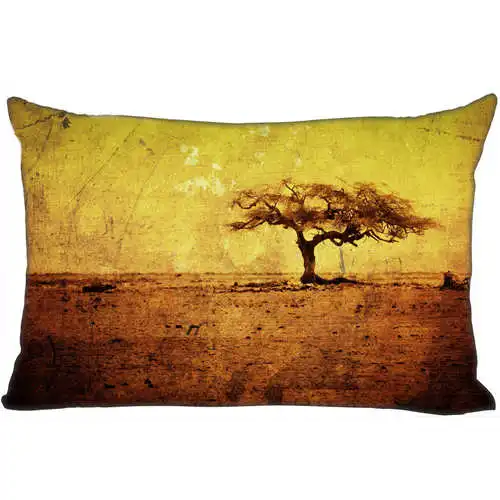 Best Custom Pillow Case tree-art (1) Bedroom Home Rectangle zipper Pillowcases (One Side) @181205-05-02-86 | Дом и сад