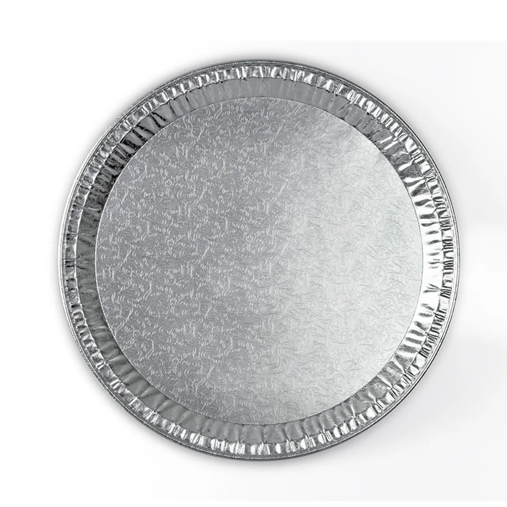 round aluminium foil container