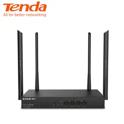 Tenda W18E V1.0 AC1200M Беспроводной Wi-Fi маршрутизатор с 2,4G/5,0G антенна с высоким коэффициентом усиления покрытия для дома двухдиапазонный