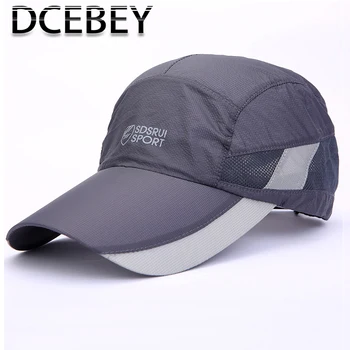

Summer Quick Drying Baseball Cap Men Mesh Hat Bone Feminino Breathable Women Snapback light Sun Cap For Summer Casquette