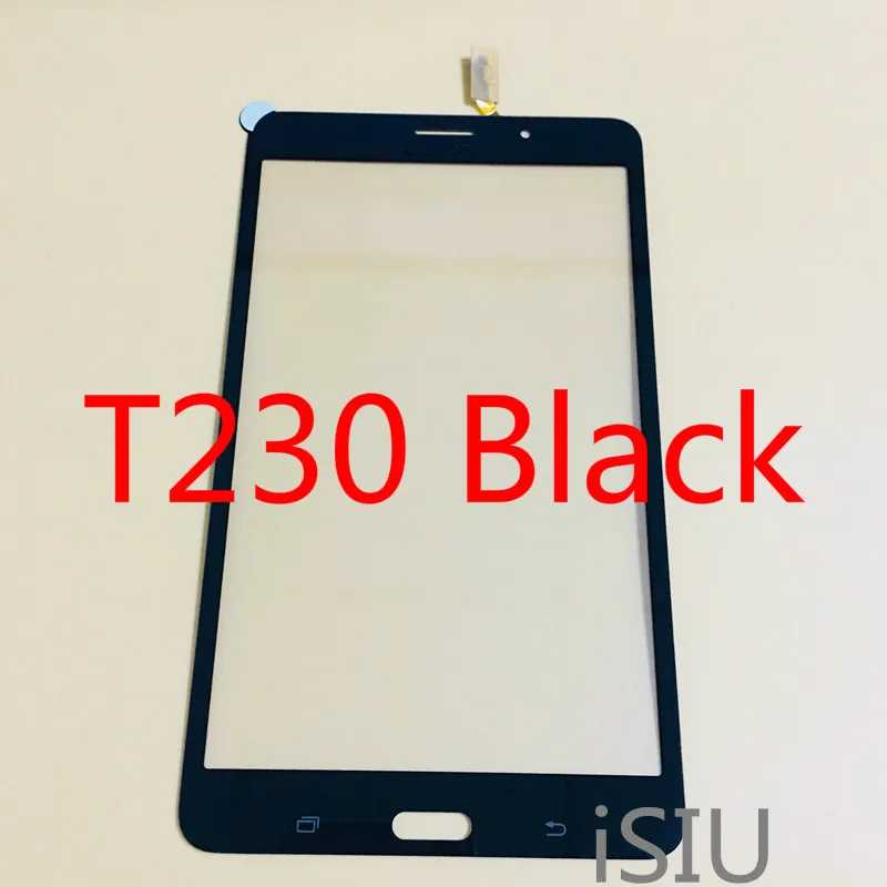 Сенсорный экран для Samsung Galaxy Tab 4 7,0 планшет T231 SM-T231 сенсорный Экран Панель ЖК-дисплей Дисплей Screem сенсорный экран спереди Стекло Tab4 Запчасти - Цвет: T230 Black