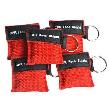 

10 PC/backpack CPR key chains and outdoor CPR masks for CPR training