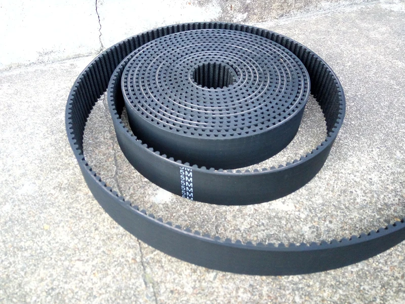 

10 meters HTD 5M timing belt width 9mm Arc tooth pitch 5mm Synchronous rubber open ended pulley CNC 3D Engraving Machine HTD5M