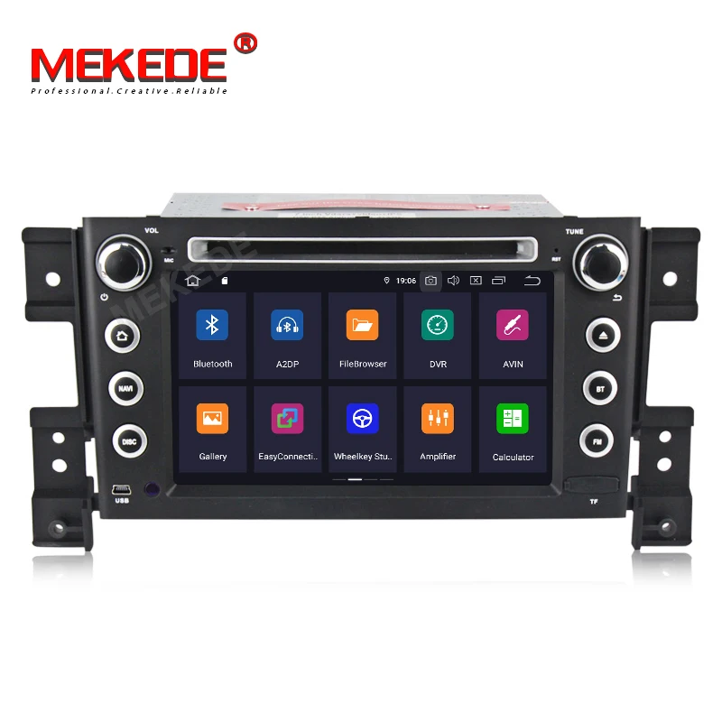 Автомобильный DVD плеер HD 2DIN DSP IPS Android 9 0 4G GPS 2 DIN для SUZUKI GRAND VITARA 2007 2013 радио стерео