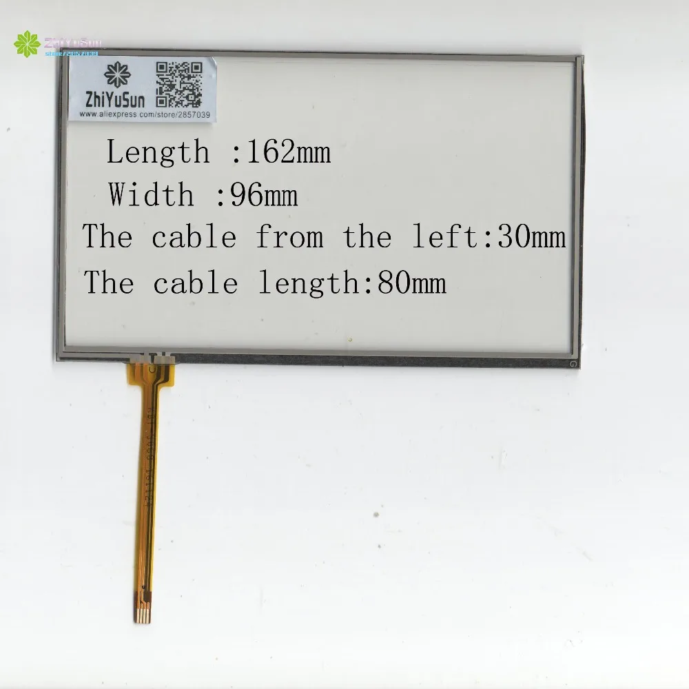

ZhiYuSun KDT-50687inch 4 line touch screen panel 162mm*96mm TouchSensor FreeShipping wdth 96mm length162mm