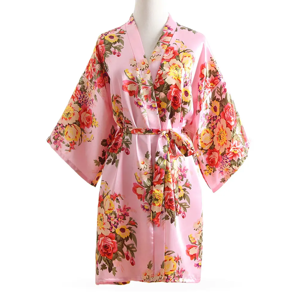

Women Sleepwear Nightwear Sexy Kimono Robe Solid Winter Autumn Casual Cotton Bathrobe Belt Elegant Bathroom Spa Robe 2019 New