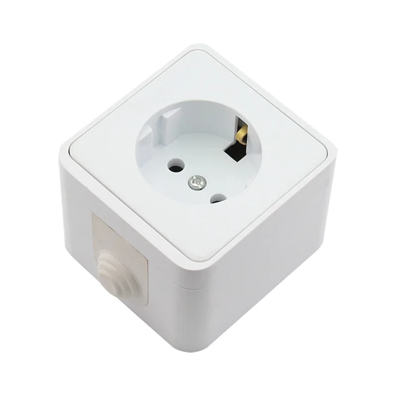 Plug Sockets Manufacturer European Standard Power Socket Glass Panel