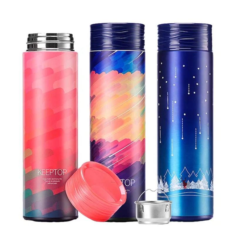 304 Stainless Steel insulated Thermos Bottle Colorful Travel Coffee