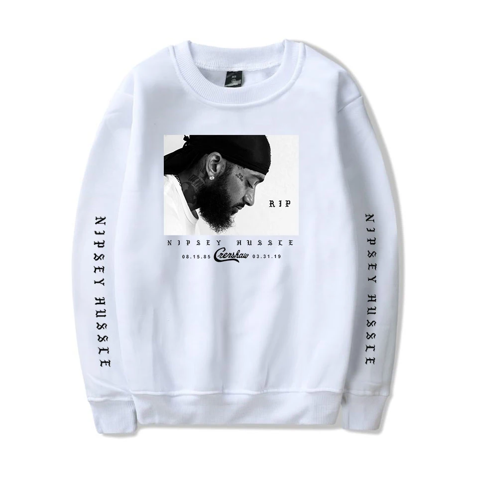 

2019 New sweatshirt Rep nipsey hussle Women/men CASUAL Spring Clothes Hot Sale Capless Long Sleeves Hoodies Print Plus Size