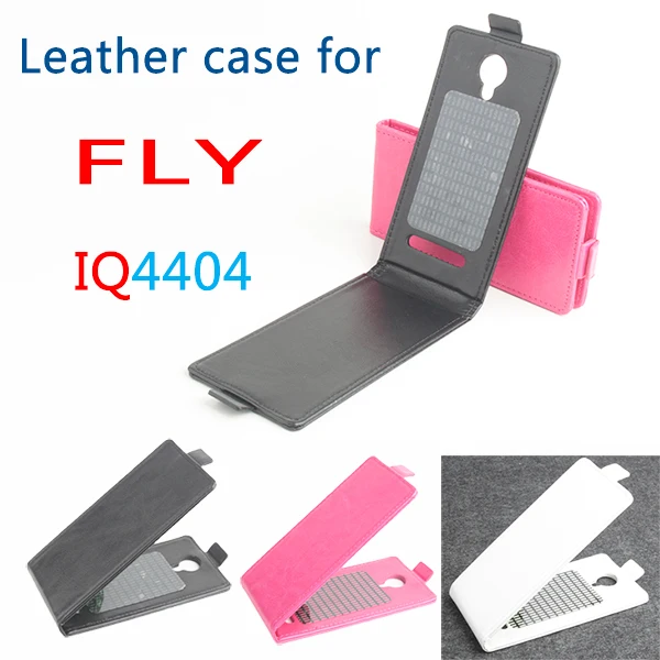 Кожаный чехол для Fly IQ4404 Spark откидной Чехол корпус IQ 4404 Чехлы мобильных телефонов s