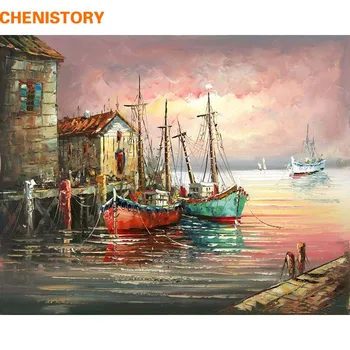 Harbour Reflections Painting By Number