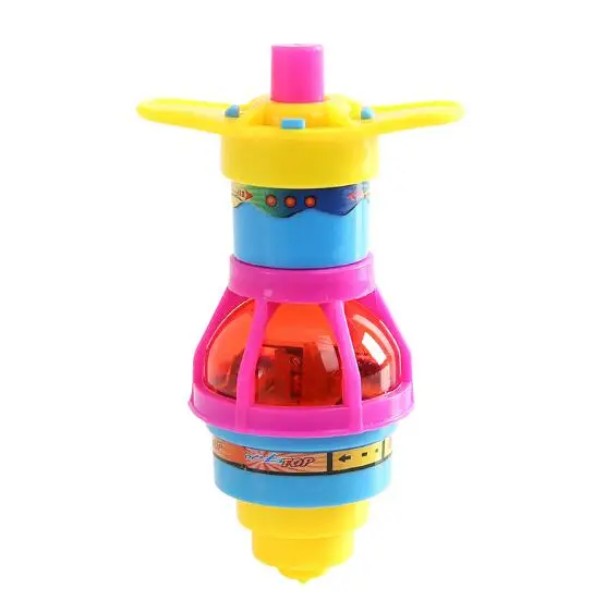 Luminous Peg Top Gyro Flash Gyroscope Glowing LED Spinning Top Toysin